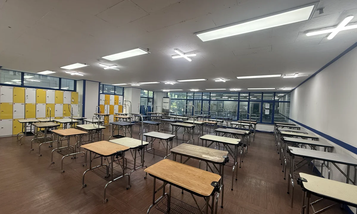 부천점 실습실 미용 테이블