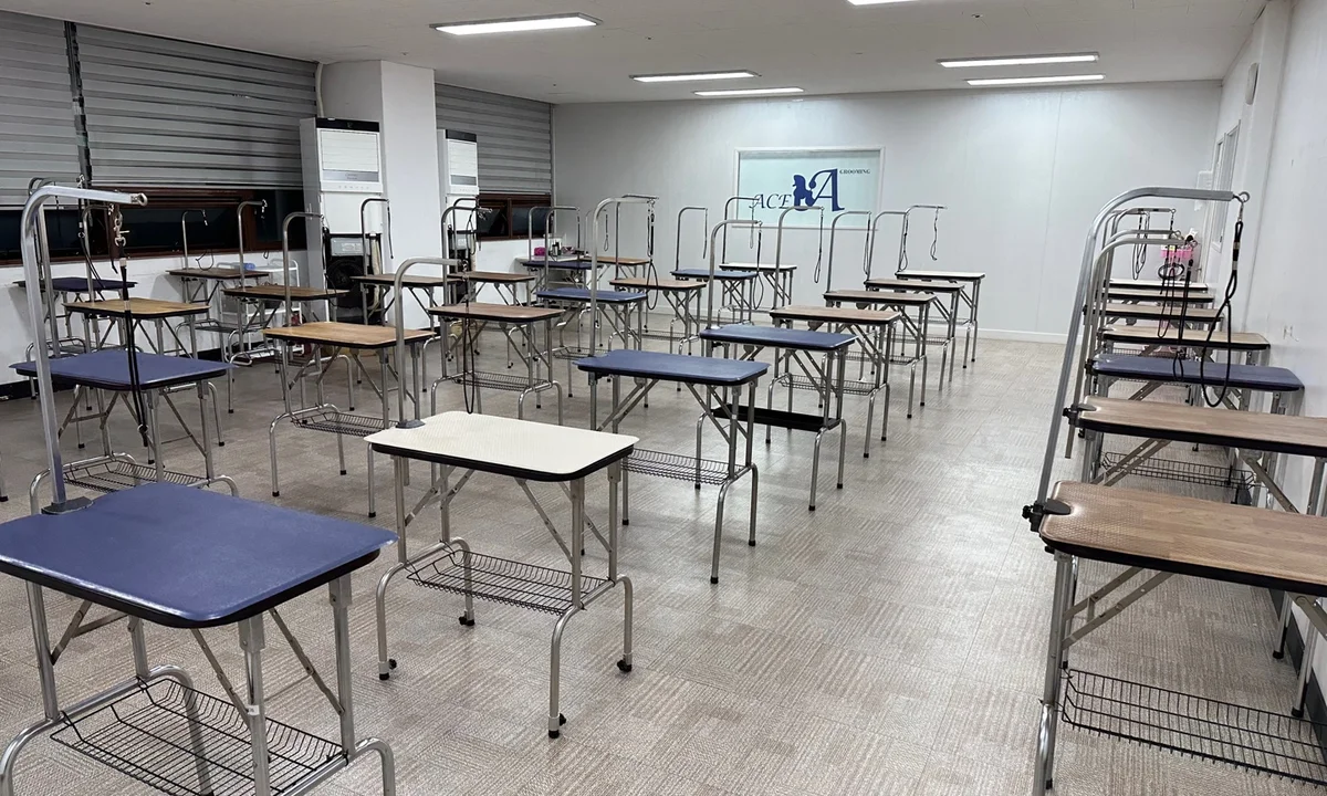 일산점 실습실 미용 테이블
